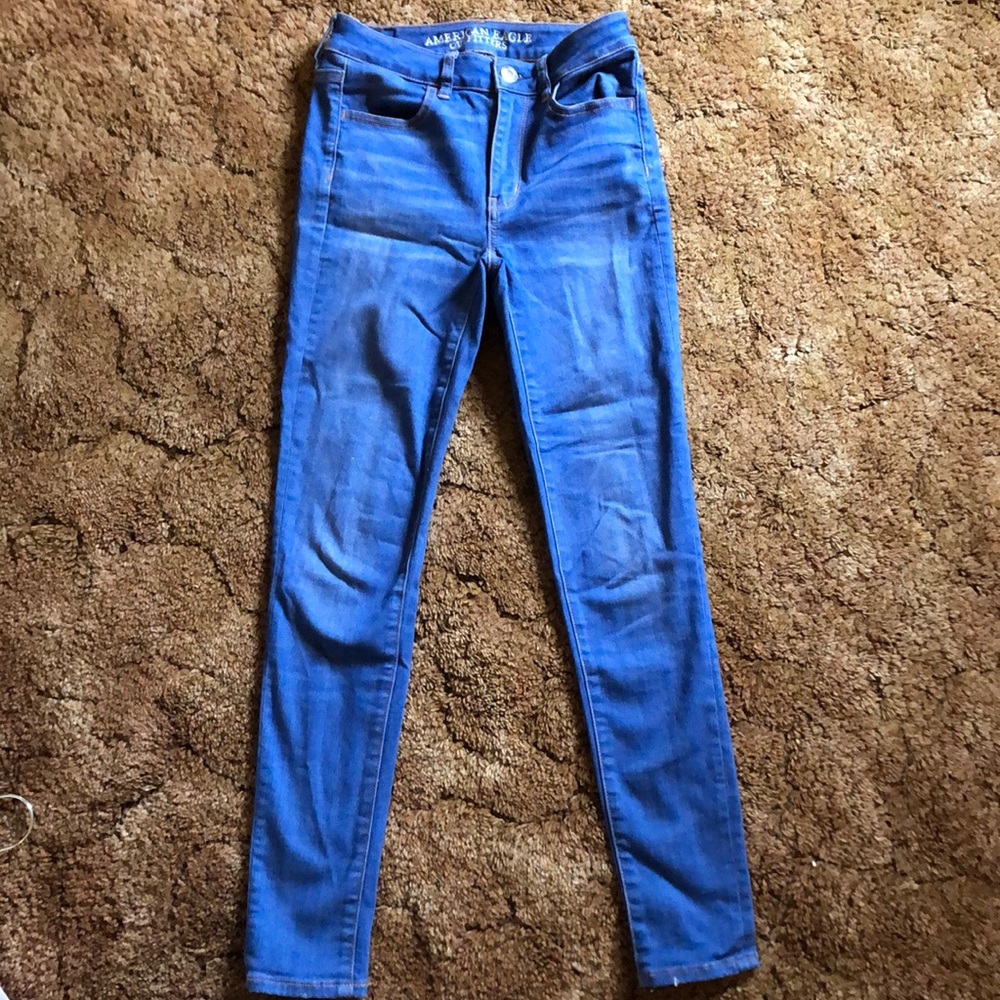 High rise American eagle jeans